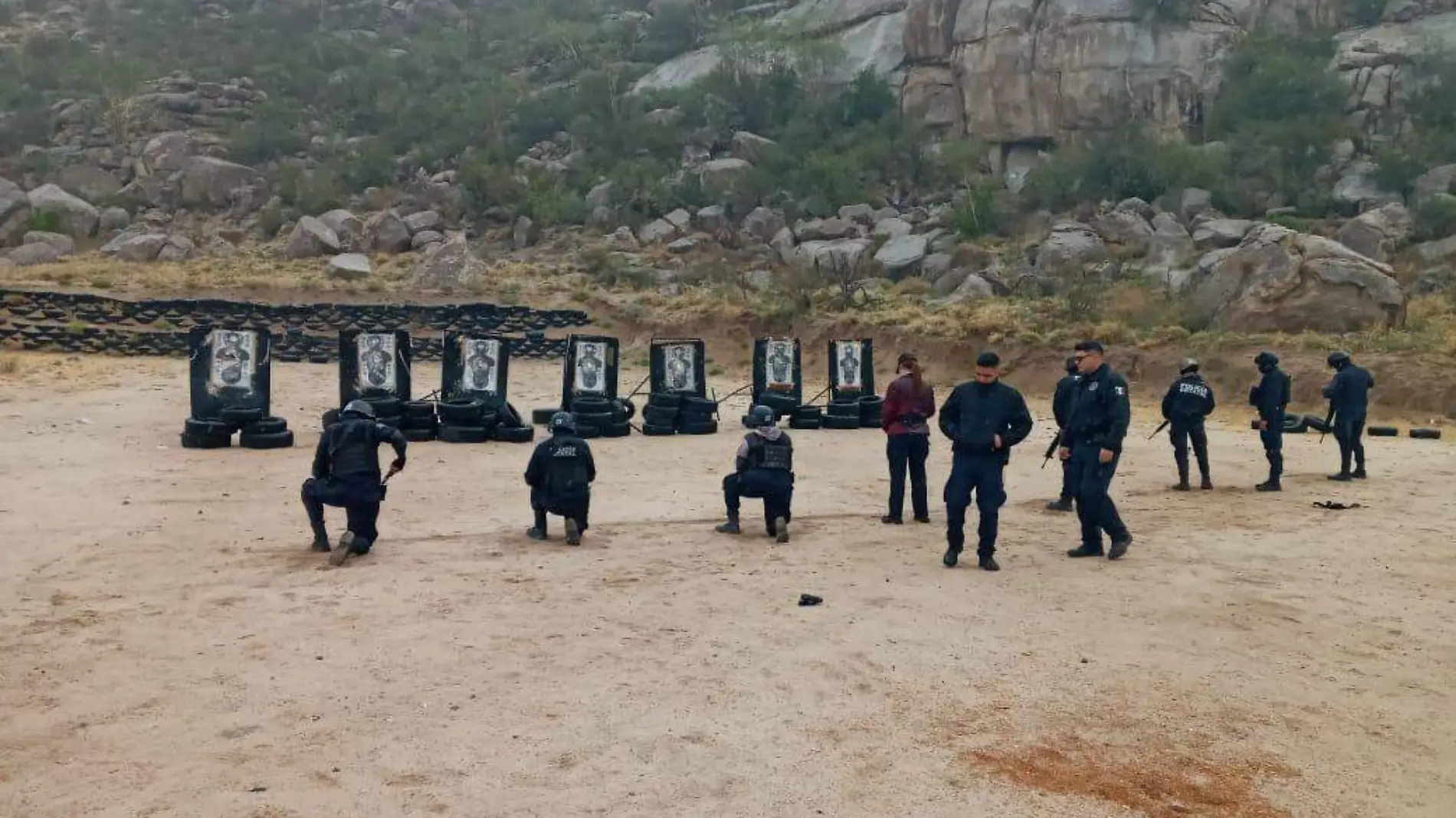 pesp policias tiro